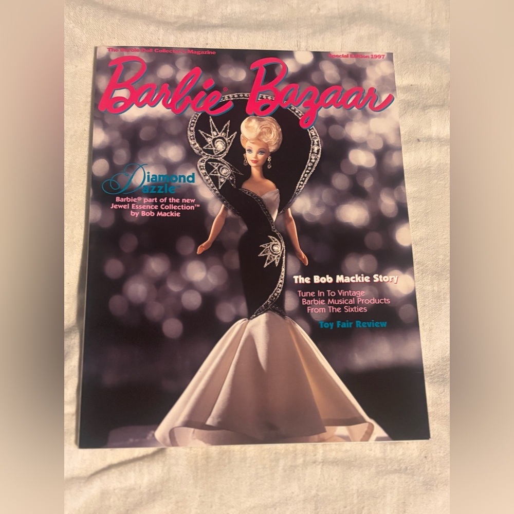 Barbie Bazaar Special Edition 1997 Magazine With Bob Mackie Mint Condition